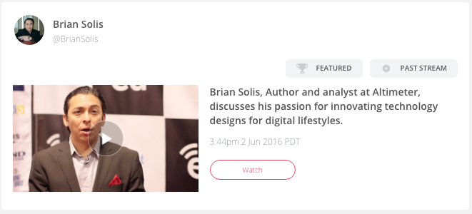 EdCast: Brian Solis discusses his passion for innovating technology designs for digital lifestyles