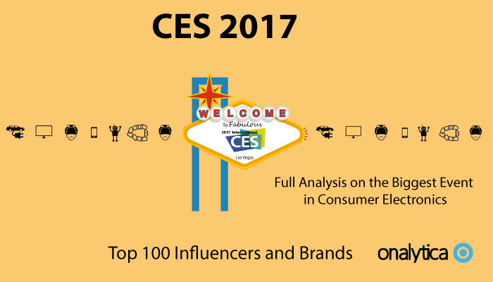Onalytica: Top 100 Influencers and Brands at CES 2017