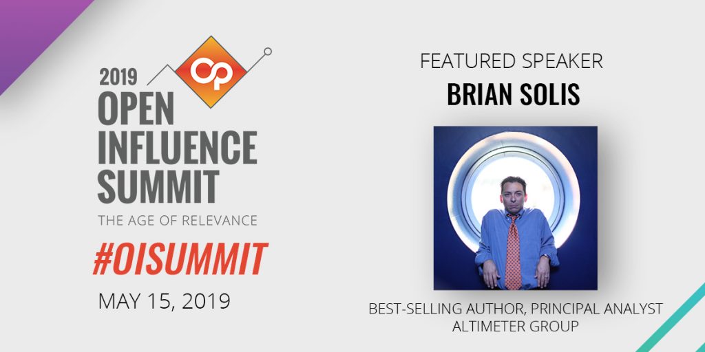 Brian Solis to Keynote 2019 Open Influence Summit