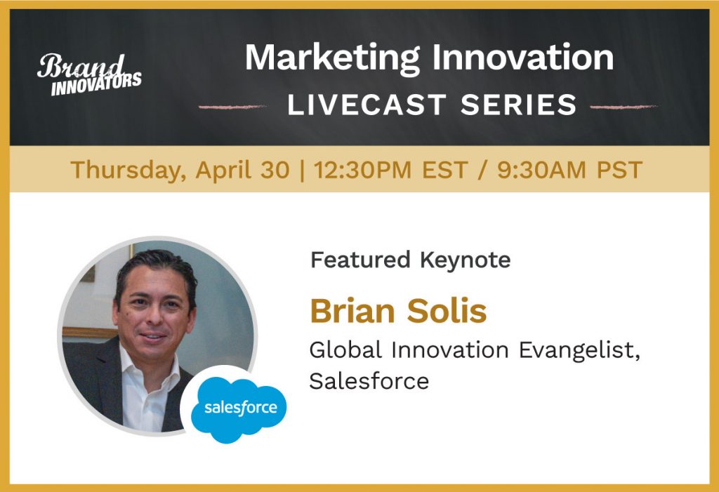 Best Virtual Keynote Speaker Series: Brian Solis to Speak at Brand Innovators’ Online Event on The Novel Economy