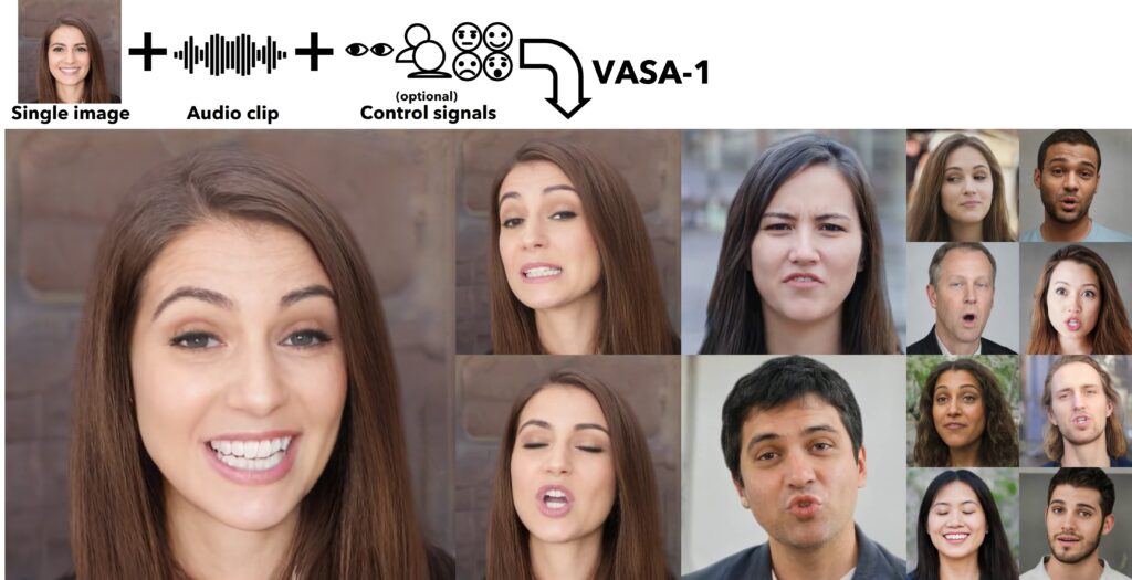 AInsights: Microsoft’s VASA-1 Model Uses AI to Create Hyper-Realistic Digital Twins Using a Picture and Voice Sample