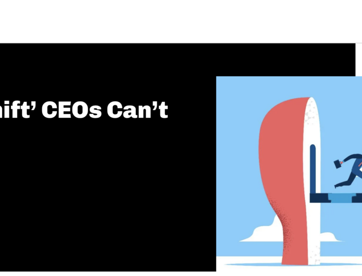 Chief Executive: The Mindshift CEOs Can’t Ignore - and why they need a mindset shift now