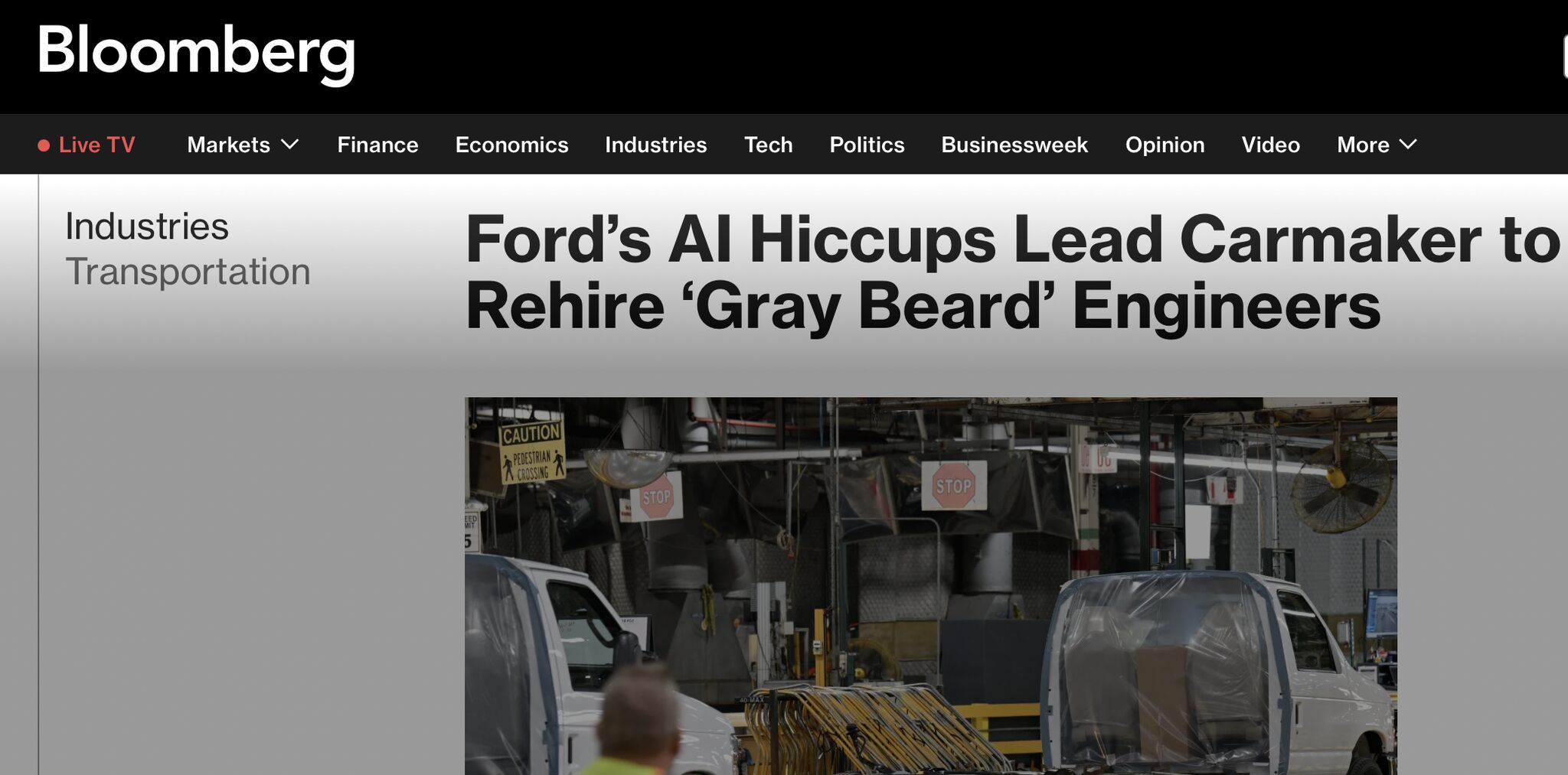 Ford Rehires Engineers After AI Quality Shortcomings