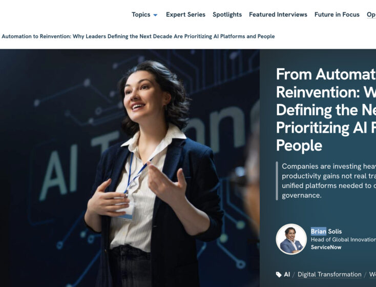 The Future Economy: From Automation to Reinvention: Why Leaders Defining the Next Decade Are Prioritizing AI Platforms and People