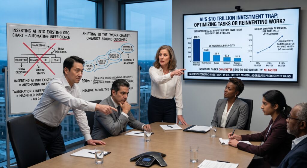 AI Doesn’t Have an ROI Problem, Companies Have a Work Architecture Problem.