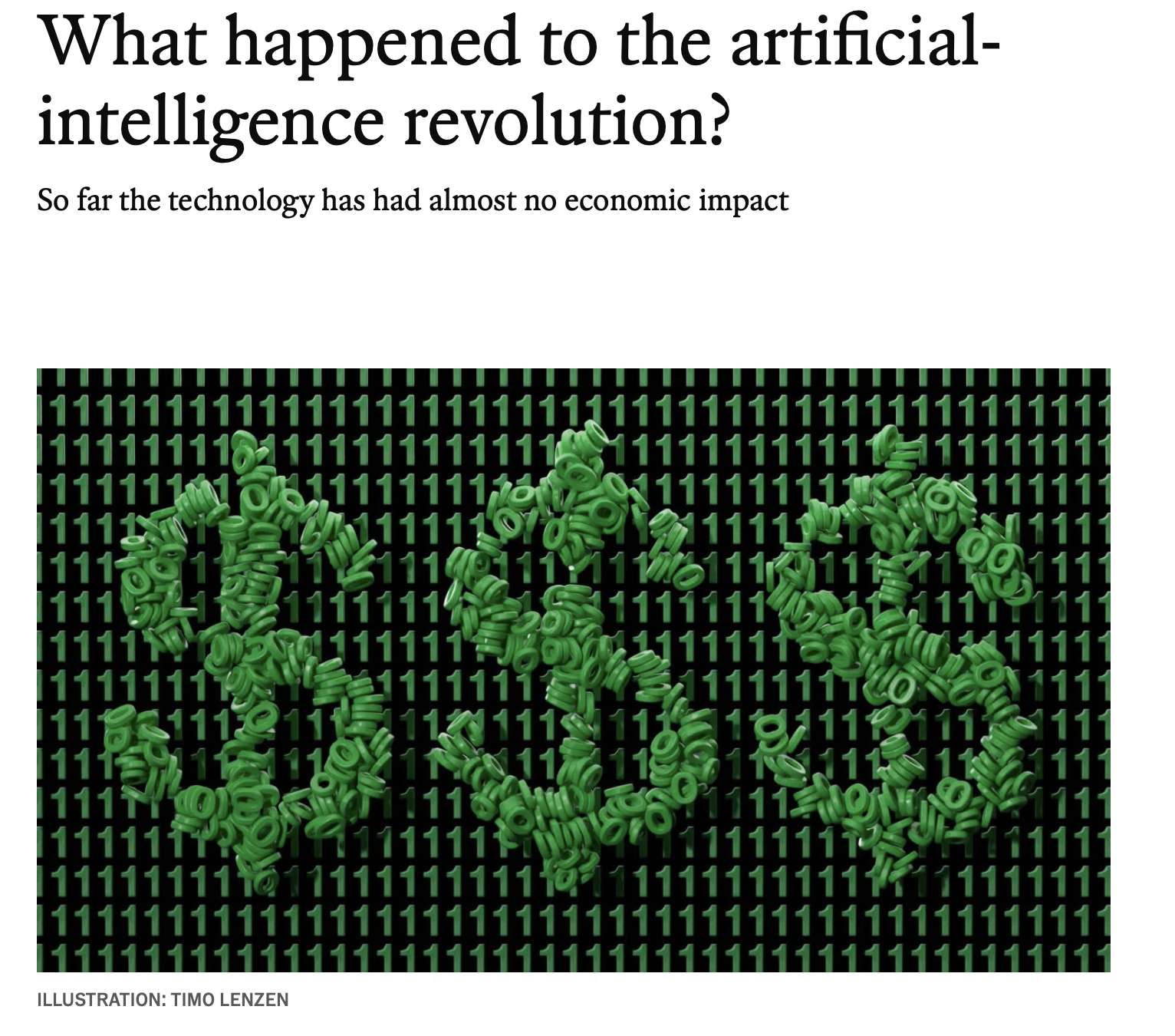 Image for article The AI Economy Is Here, But Were Measuring the Wrong Revolution